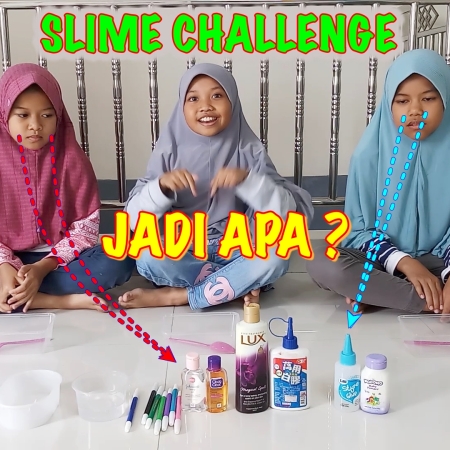 slime challenge anak indonesia